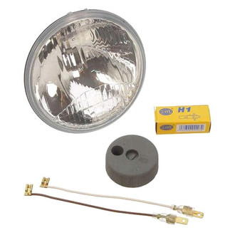 Hella® - 5 3/4" Round Chrome Factory Style Composite Headlight (H5001)