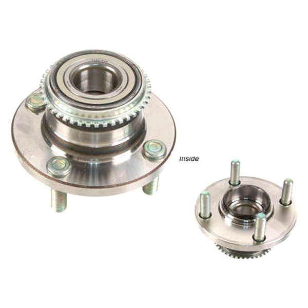 rear wheel hub and bearing assembly