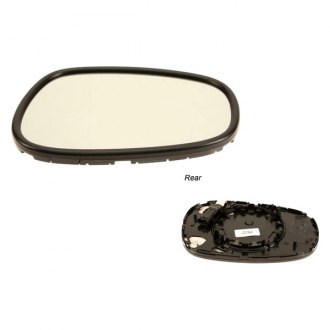 33274 Fit System BMW 1 Series/3 Series Left Heated Power Replacement Mirror Glass with Backing Plate 