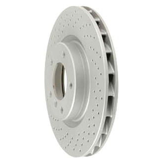 Zimmermann® - Standard Drilled Vented Front Driver Side Brake Rotor