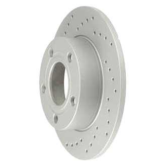 Zimmermann® - Standard Drilled Solid Rear Brake Rotor