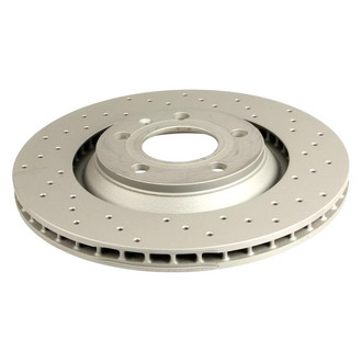 Zimmermann® - Standard Drilled Vented Rear Brake Rotor