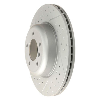 Zimmermann® - Standard Slotted Vented Front Brake Rotor