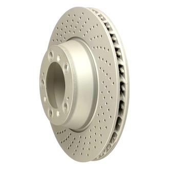 Zimmermann® - Coat-Z Drilled and Slotted Vented Rear Driver Side Brake Rotor