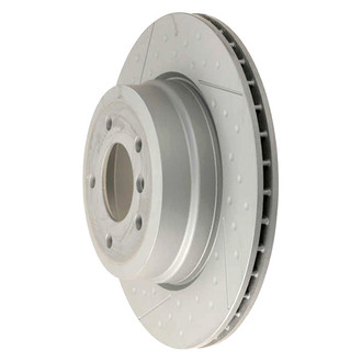 Zimmermann® - Standard Drilled Vented Rear Brake Rotor