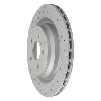 Zimmermann® - Coat-Z Drilled and Slotted Vented Rear Brake Rotor