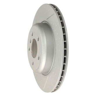 Zimmermann® - Standard Slotted Vented Rear Brake Rotor