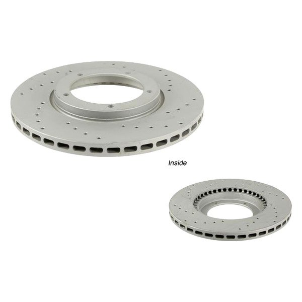 Zimmermann® - Standard Drilled 1-Piece Front Brake Rotor