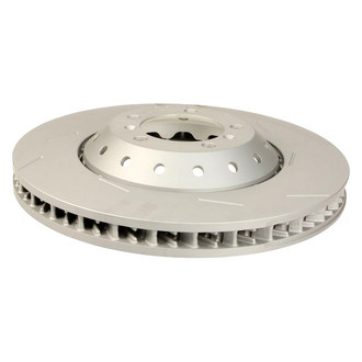 Zimmermann® - Coat-Z Slotted Vented Front Passenger Side Brake Rotor