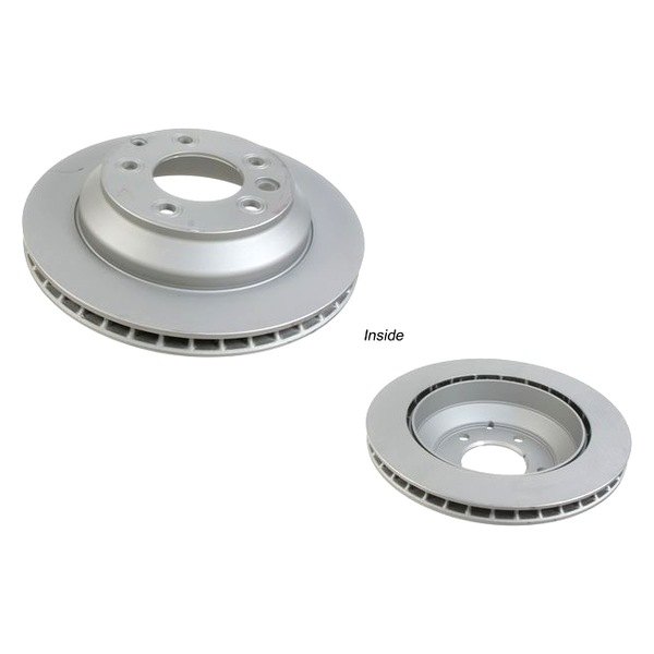 Zimmermann® - Coat-Z Slotted 1-Piece Rear Brake Rotor