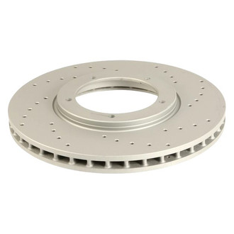 Zimmermann® - Standard Drilled Vented Front Driver Side Brake Rotor