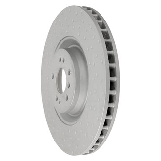 Zimmermann® - Coat-Z Drilled and Slotted Vented Front Brake Rotor