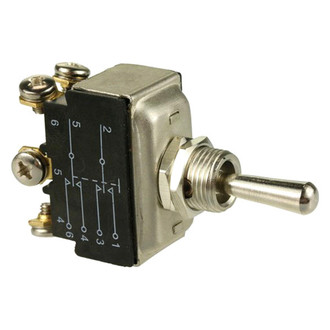 WVE® - DPDT Momentary On/Off/Momentary On Toggle Switch