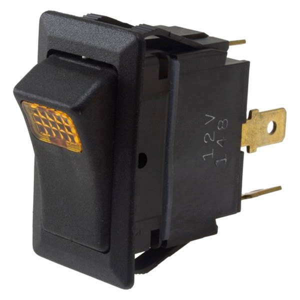  WVE® - Weather Resistant Illuminated SPST On/Off Rocker Amber Switch