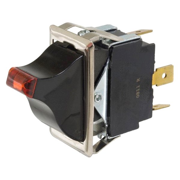  WVE® - Illuminated On/Off Rocker Amber Switch