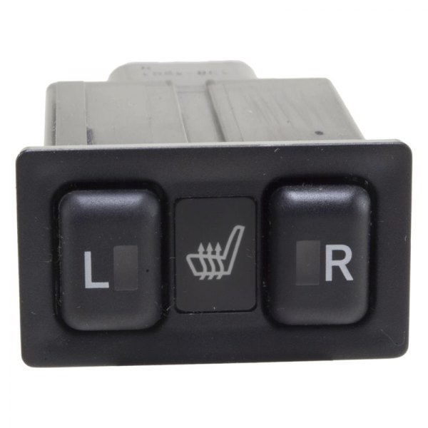 1pc Black Button Switch, Single Gear Car Heated Seat Cushion