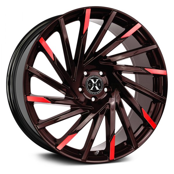 XCESS® - X02 Gloss Black with Machined Red Tips