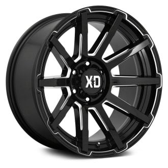 MOTO METAL® MO998 KRAKEN Wheels - Gloss Black with Milled