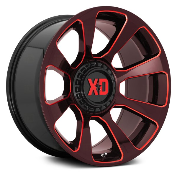 XD SERIES® - XD854 REACTOR Gloss Black with Red Milled Accents