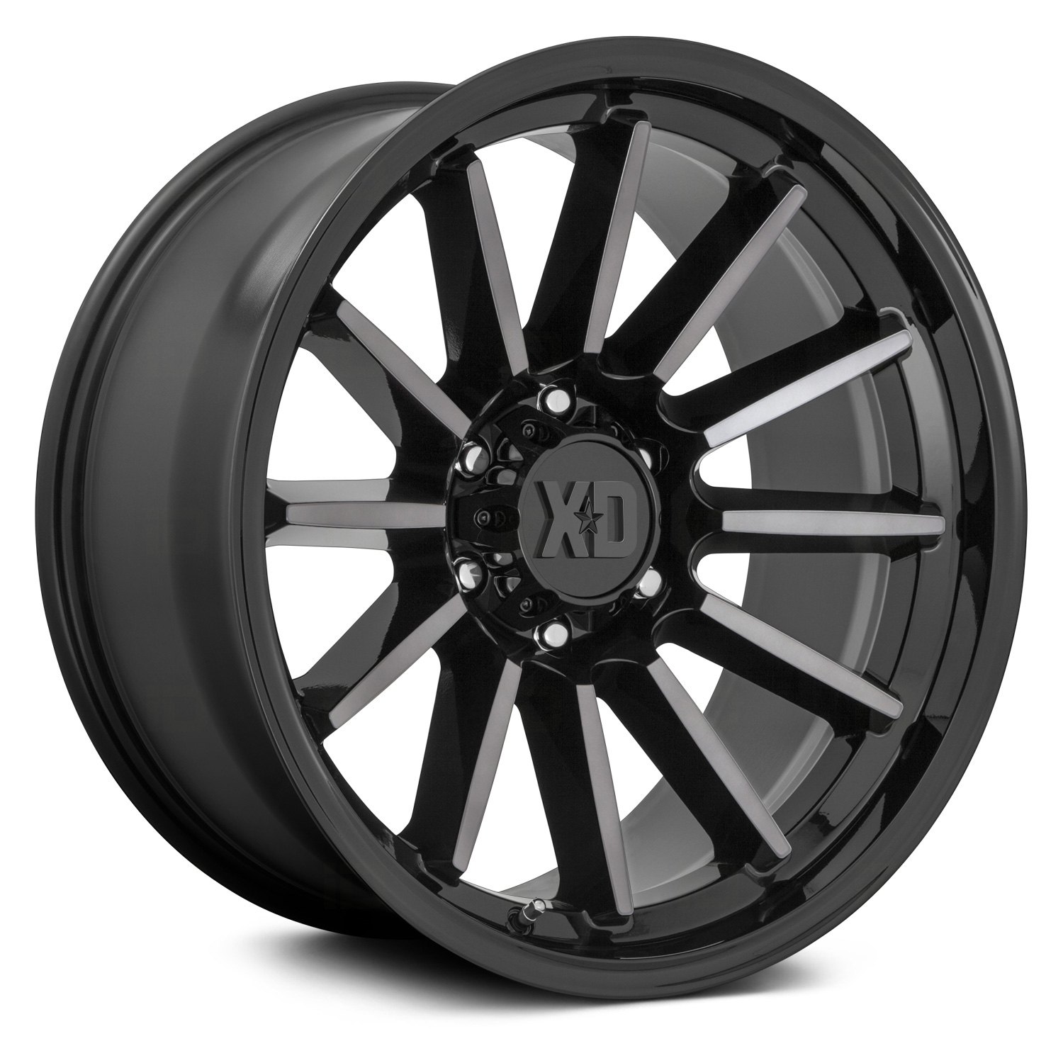 XD SERIES® XD855 LUXE Wheels Gloss Black with Gray Tint Rims