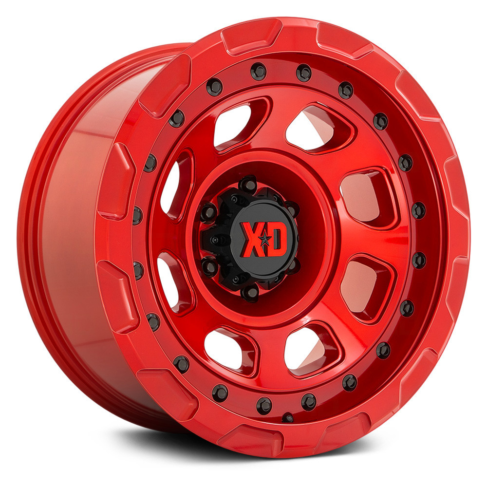 XD SERIES® XD861 STORM Wheels - Candy Red Rims