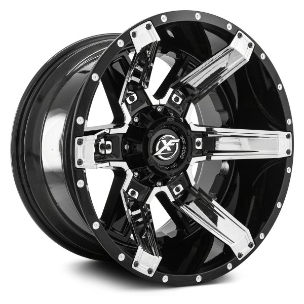 XF OFF-ROAD® - XF 214 Gloss Black with Chrome Inserts