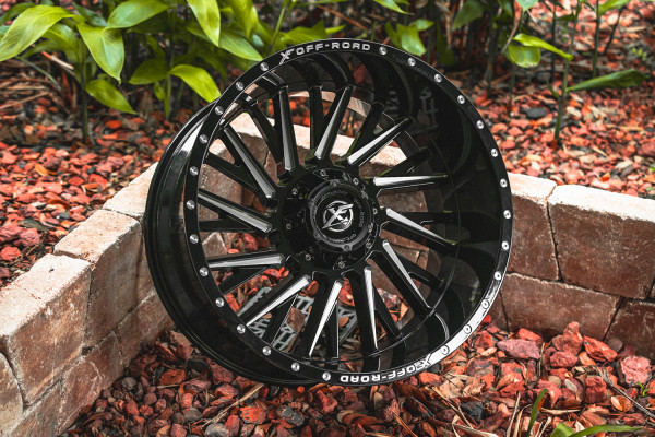 XF OFF-ROAD® XF-226 Wheels - Gloss Black with Milled Accents and