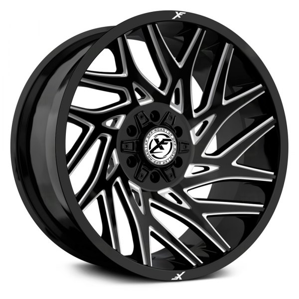XF OFF-ROAD® - XF-229 Gloss Black with Milled Accents