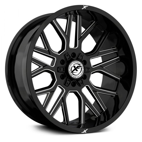 XF OFF-ROAD® - XF-235 Gloss Black with Milled Accents