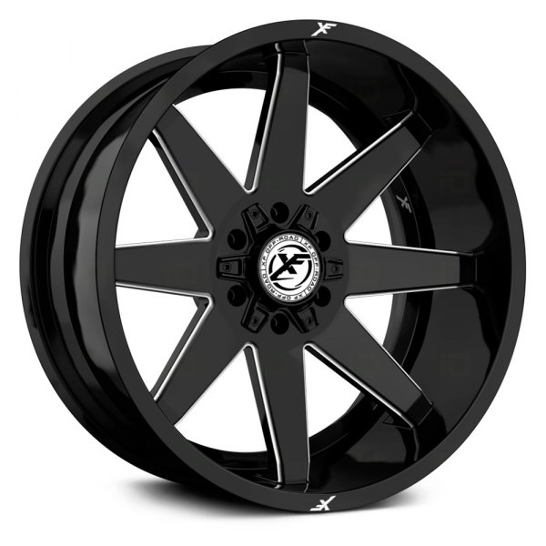XF OFF-ROAD® - XF-236 Gloss Black with Milled Accents
