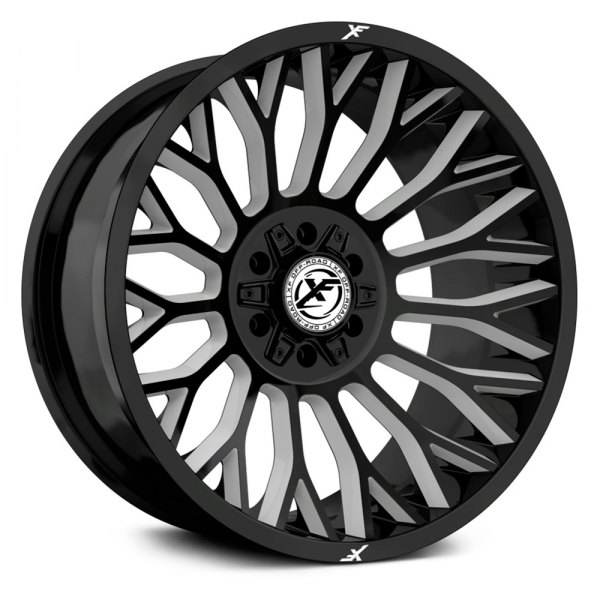 XF OFF-ROAD® - XF-237 Gloss Black with Milled Accents