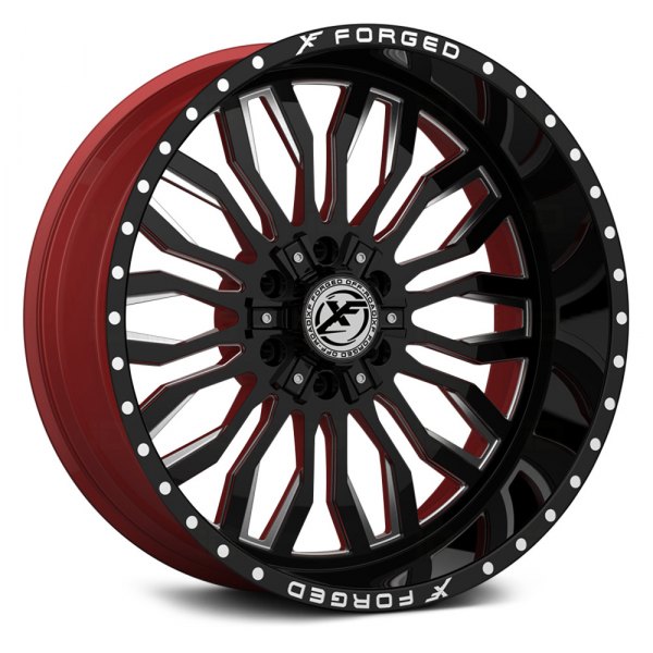 XF OFF-ROAD® - XFX-305 Gloss Black with Red Inner