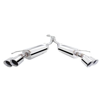 XFORCE Exhaust® - 304 SS Cat-Back Exhaust System with Quad Rear Exit