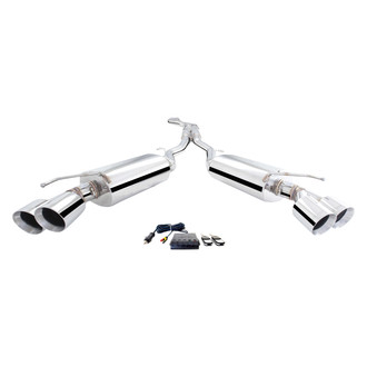 XFORCE Exhaust® - Varex™ 304 SS Cat-Back Exhaust System with Quad Rear Exit