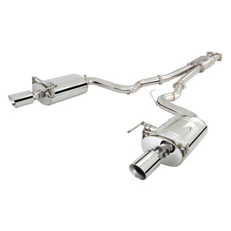 XFORCE Exhaust® - Varex™ 304 SS Cat-Back Exhaust System with Split Rear Exit