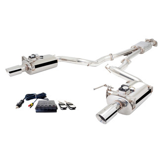 XFORCE Exhaust® - Varex™ 304 SS Cat-Back Exhaust System with Split Rear Exit