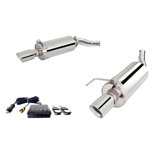 XFORCE Exhaust® - 304 SS Axle-Back Exhaust System, Ford Mustang