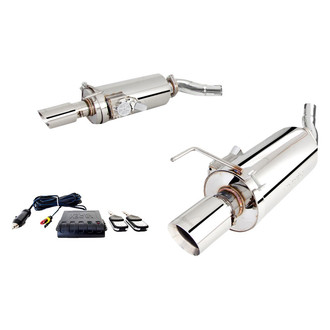 XFORCE Exhaust® - Varex™ 304 SS Axle-Back Exhaust System with Split Rear Exit