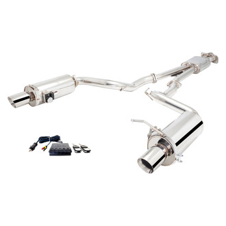 XFORCE Exhaust® - Varex™ 304 SS Cat-Back Exhaust System with Split Rear Exit