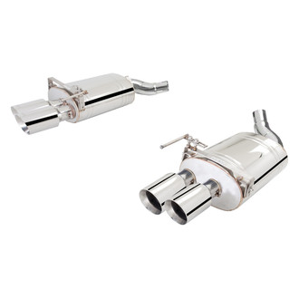 XFORCE Exhaust® - Stainless Steel Axle-Back Exhaust System with Quad Rear Exit