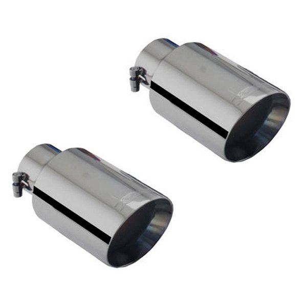 XFORCE Exhaust® - Stainless Steel Round Black Exhaust Tips