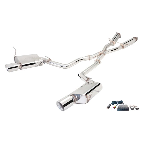 XFORCE Exhaust® - Varex™ 304 SS Cat-Back Exhaust System, Jeep Grand Cherokee