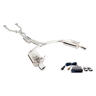 XFORCE Exhaust® - Varex™ 304 SS Cat-Back Exhaust System with Split Rear Exit