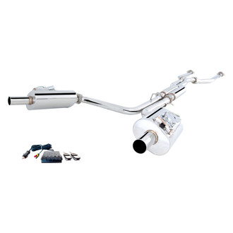 XFORCE Exhaust® - Varex™ 304 SS Cat-Back Exhaust System with Split Rear Exit