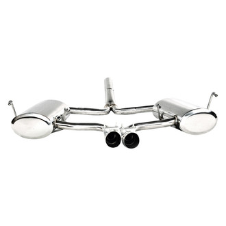 XFORCE Exhaust® - 304 SS Cat-Back Exhaust System with Dual Rear Exit
