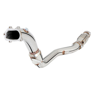 XFORCE Exhaust® - Turbocharger Downpipe with High Flow Metallic Catalytic Converter