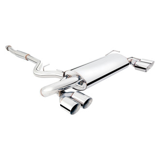 XFORCE Exhaust® - 304 SS High Flow Cat-Back Exhaust System with Quad Rear Exit