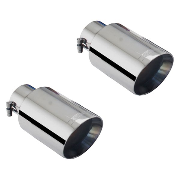 XFORCE Exhaust® - Stainless Steel Angle Cut Black Exhaust Tip