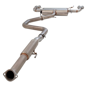 XFORCE Exhaust® - Varex™ 304 SS Cat-Back Exhaust System with Quad Rear Exit