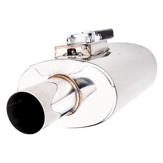 XFORCE Exhaust® - Varex™ Stainless Steel Oval Exhaust Muffler (3" Center ID, 3" Center OD, 15" Length)